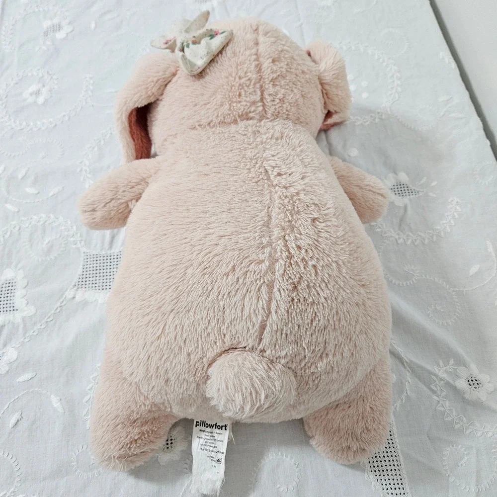 Pillowfort Weighted Plush Pink Bunny Rabbit 20